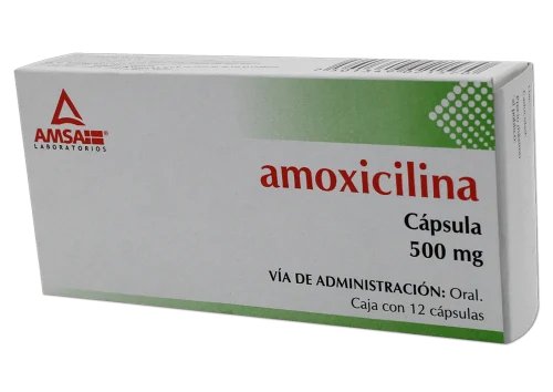 Comprar Amoxicilina 500 Mg Con 12 Cápsulas