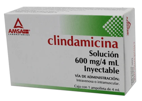 Comprar Clindamicina 600 Mg Solución Inyectable 4 Ml