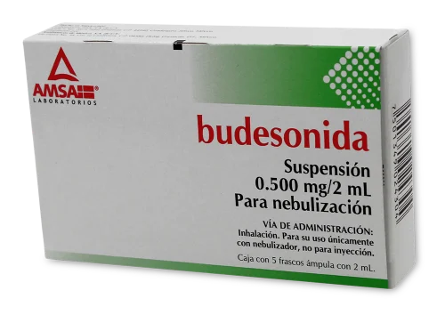 Comprar Budesonida 0.500 Mg Suspensión Para Inhalación Con 5 Frascos Con Ámpula