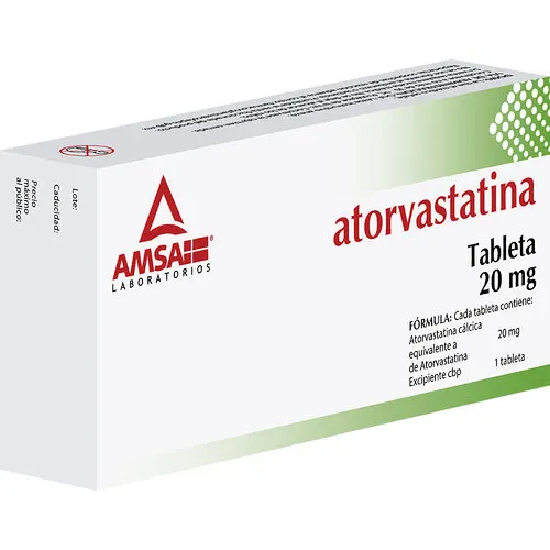 Atorvastatina 20 Mg Con 10 Tabletas (Amsa)
