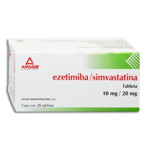 Comprar Ezetimba 10/20 Mg Con 28 Tabletas