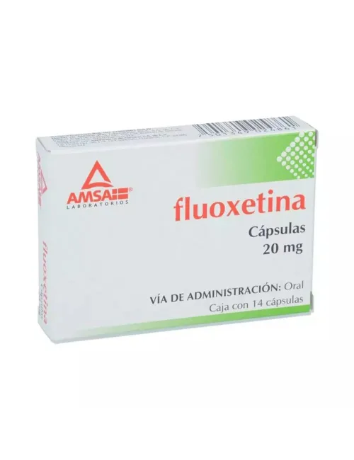 Fluoxetina 20 Mg Con 14 Cápsulas