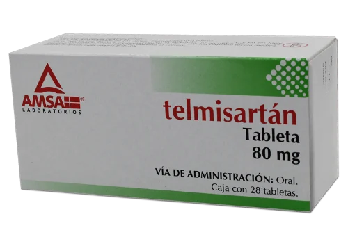 Comprar Telmisartán 80 Mg Con 28 Tabletas