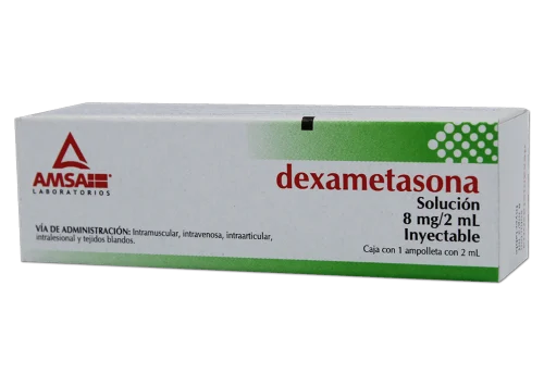 Comprar Dexametasona 8 Mg Solución Inyectable Con 1 Ampolleta