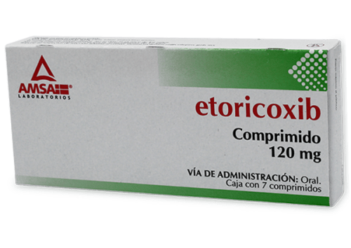 Comprar Etoricoxib 120 Mg Con 7 Comprimidos