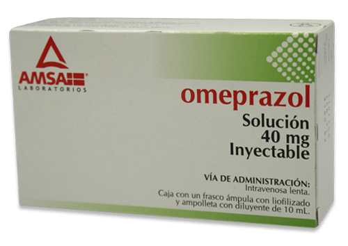 Comprar Omeprazol 40 Mg Con 1 SoluciÓN Inyectable