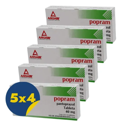 Comprar Popram 40 Mg Con 14 Tabletas Pack 5X4