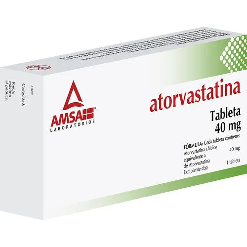Atorvastatina 40 Mg Con 10 Tabletas