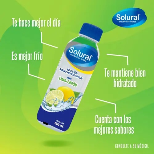 Solural Sabor Lima-Limon 500 Ml