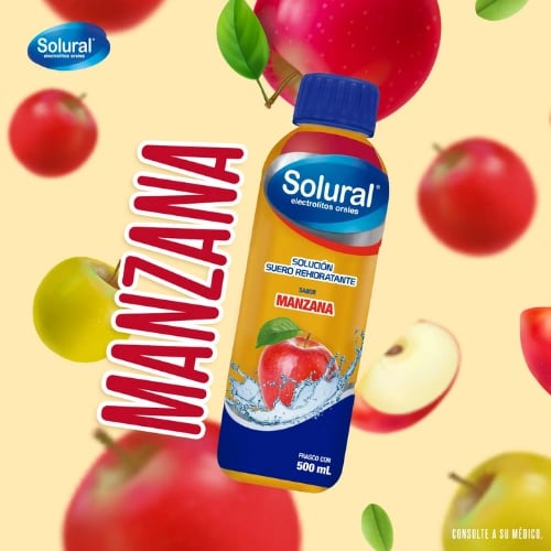 Solural Sabor Manzana 500 Ml