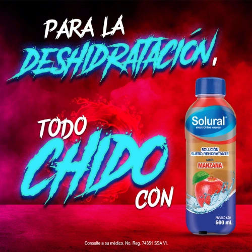 Solural Sabor Manzana 500 Ml