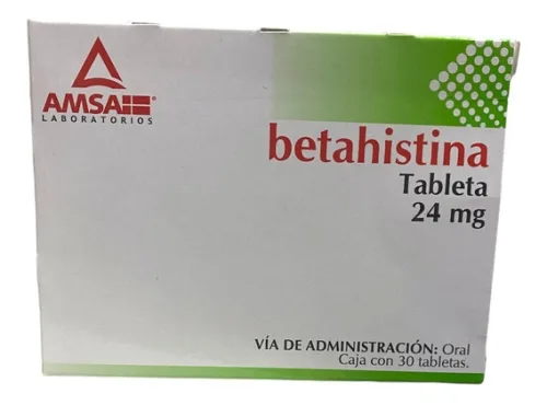 Comprar Betahistina 24 Mg Con 30 Tabletas