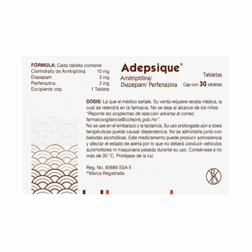 Adepsique 10 Mg Con 30 Tabletas