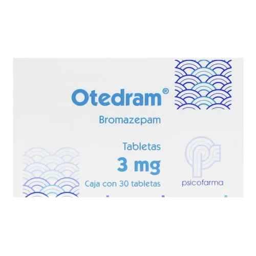 Comprar Otedram 3 Mg Con 30 Tabletas