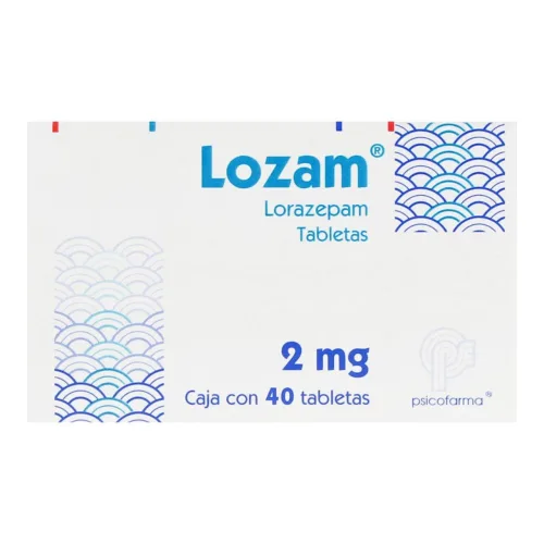 Comprar Lozam 2 Mg Con 40 Tabletas