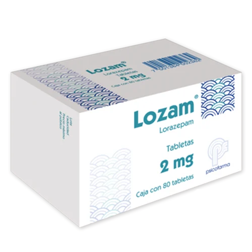 Comprar Lozam 2 Mg Con 80 Tabletas