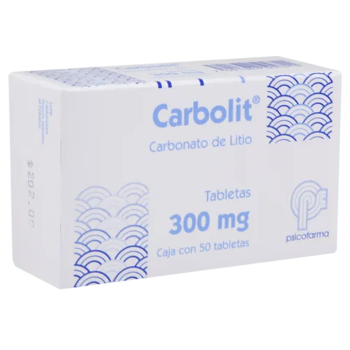 Comprar Carbolit 300 Mg Con 50 Tabletas