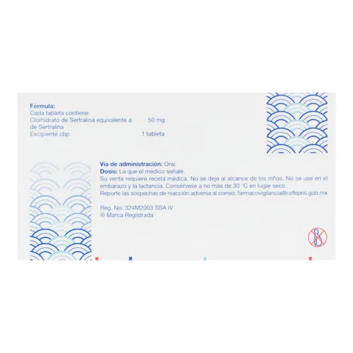 Sertex 50 Mg Con 28 Tabletas