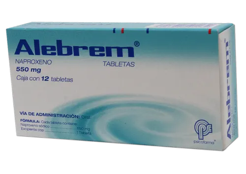 Alebrem 550Mg Con 12 Tabletas
