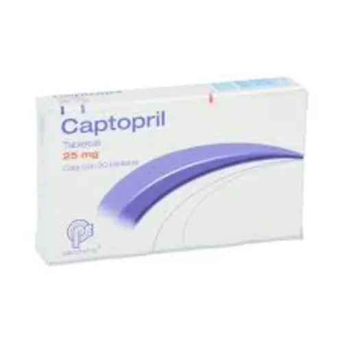 Comprar Captopril 25 Mg Con 30 Tabletas