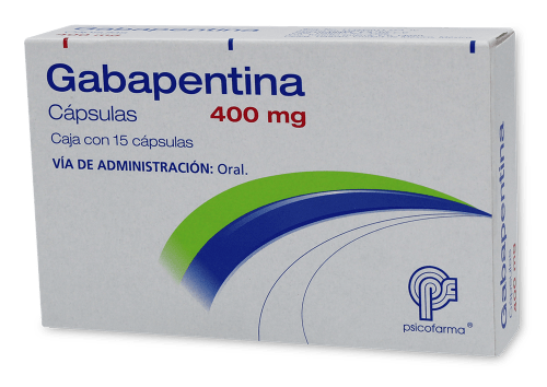 Comprar Gabapentina 400 Mg Con 15 Cápsulas