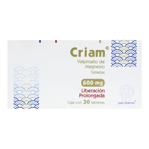 Comprar Criam 600 Mg Con 30 Tabletas