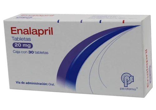 Comprar Enalapril 20 Mg Con 30 Tabletas