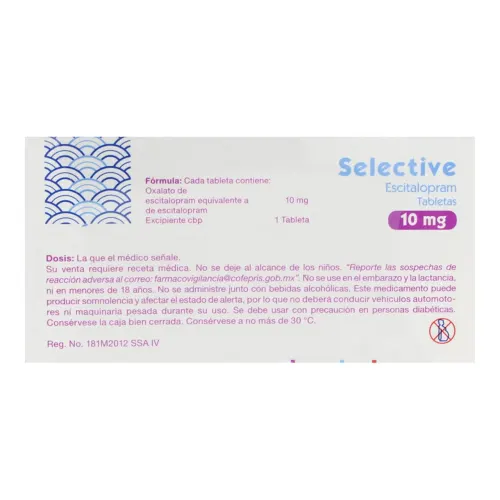 Comprar Selective 10 Mg Con 28 Tabletas