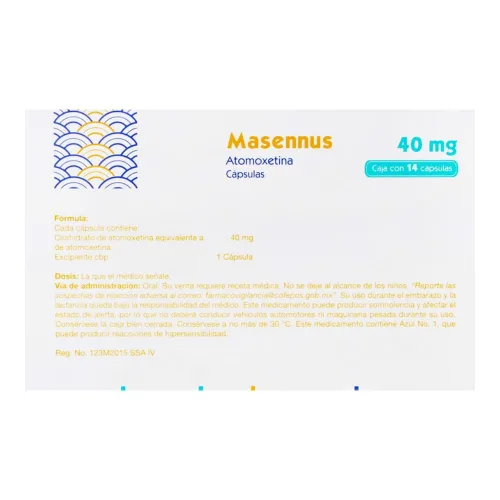 Comprar Masennus 40 Mg Con 14 Cápsulas