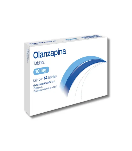 Comprar Olanzapina 10 Mg Con 14 Tabletas