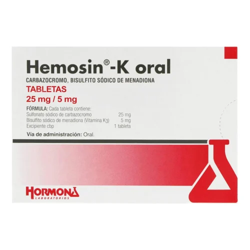 Comprar Hemosin-K 25/5 Mg Con 32 Tabletas