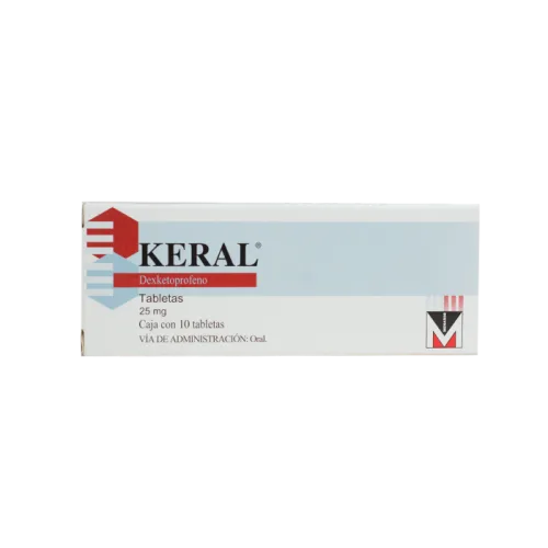 Keral 25 Mg Con 10 Tabletas