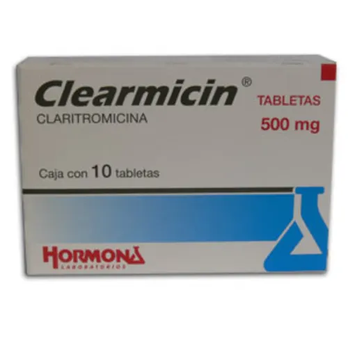 Comprar Clearmicin 500 Mg Con 10 Tabletas