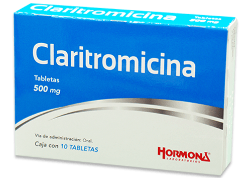 Comprar Claritromicina 500 Mg Con 10 Tabletas