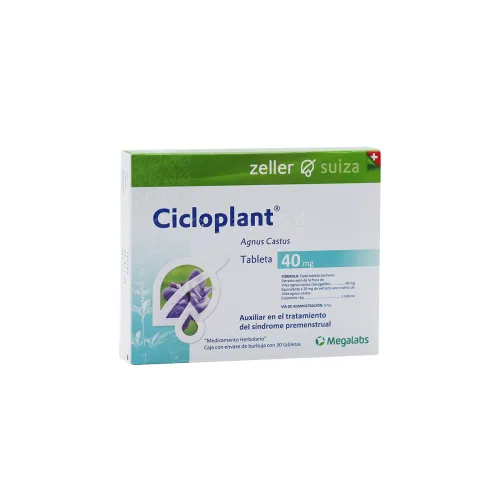 Comprar Cicloplant 40 Mg Con 30 Tabletas