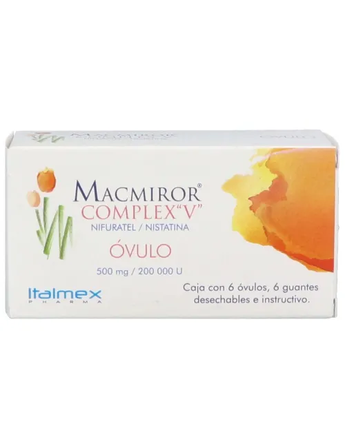 Comprar Macmiror Complex V 500 Mg/200000 Ui Con 6 Óvulos