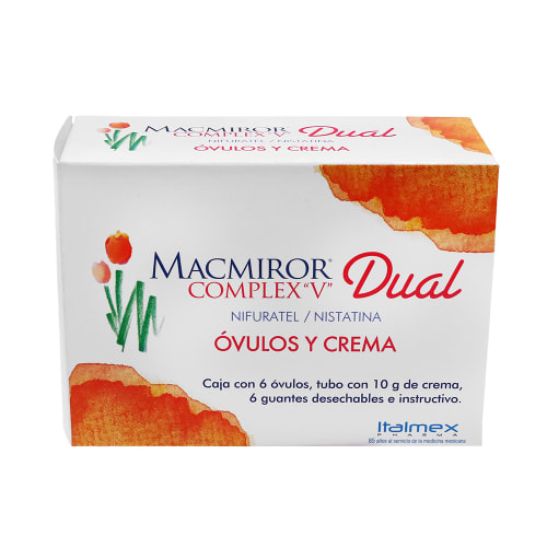 Comprar Macmiror Complex V Dual Con 6 Óvulos + Crema De 10 G