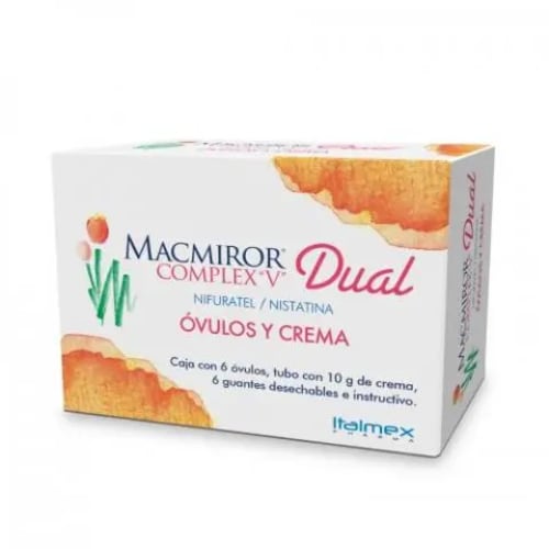 Comprar Macmiror Complex V Dual Con 6 Óvulos + Crema De 10 G