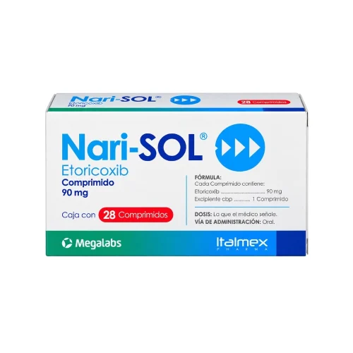 Nari-Sol 90 Mg Con 28 Comprimidos