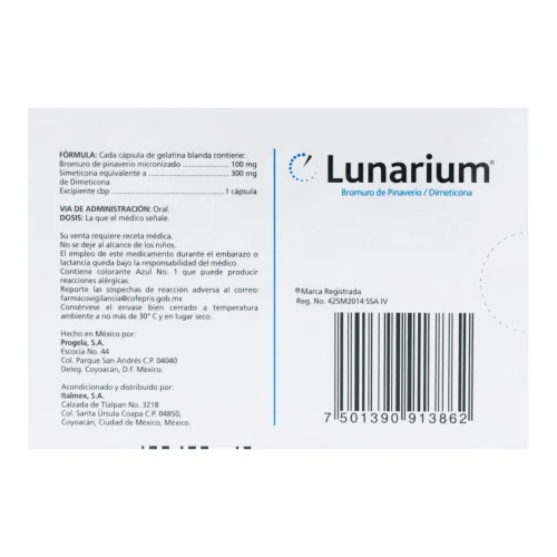 Lunarium 100/300 Mg Con 28 Cápsulas