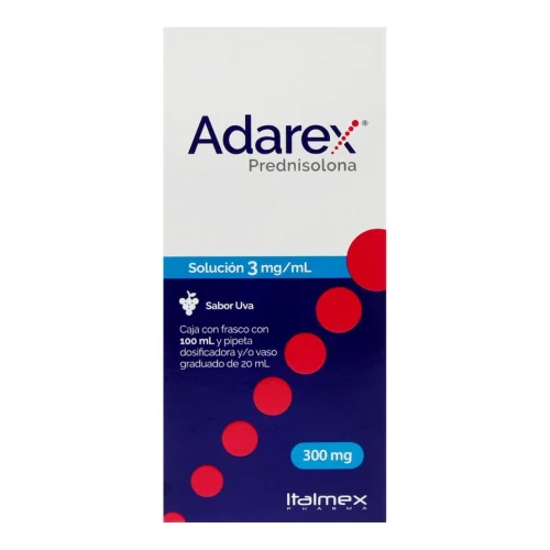 Comprar Adarex 3 Mg Solución Oral Sabor Uva Con 100 Ml