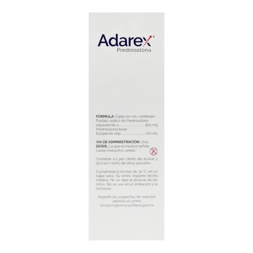 Adarex 3 Mg Solución Oral Sabor Uva Con 100 Ml