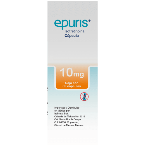 Comprar Epuris 10 Mg Con 30 Cápsulas