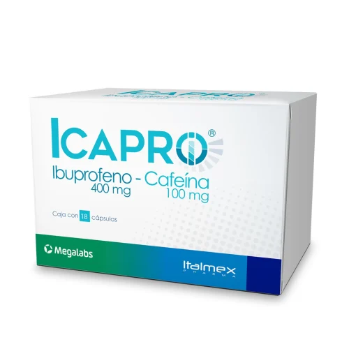 Comprar Icapro 400/100 Mg Con 18 Cápsulas