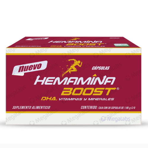 Comprar Hemamina Boost Suplemento Alimenticio Con 30 Cápsulas