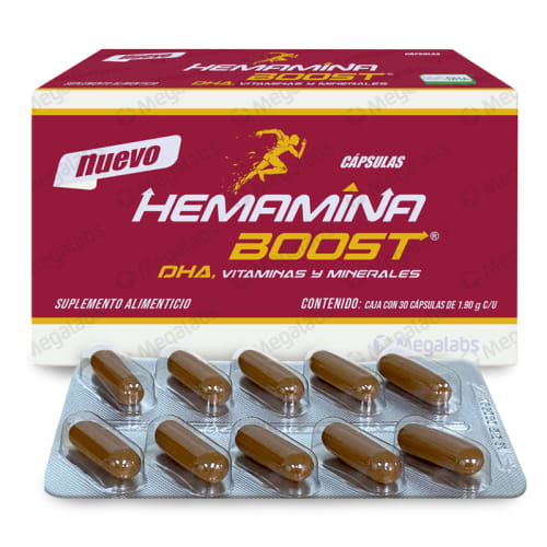 Comprar Hemamina Boost Suplemento Alimenticio Con 30 Cápsulas