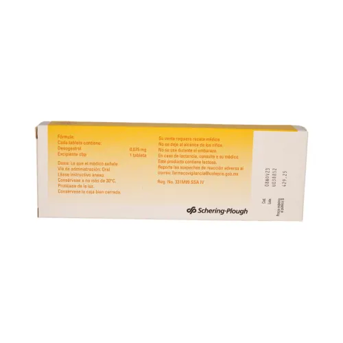 Comprar Cerazette 0.075 Mg Con 28 Tabletas