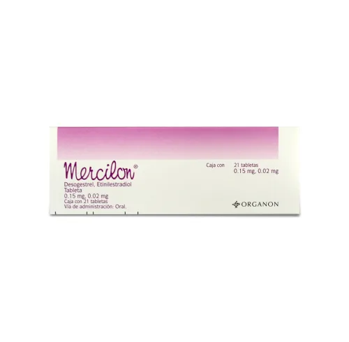 Comprar Mercilon 0.15/0.02 Mg Con 21 Tabletas
