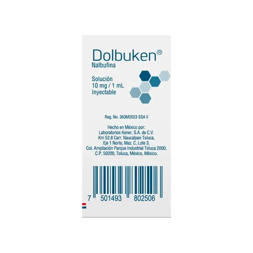 Dolbuken 10 Mg/1 Ml Solución Inyectable Con 1 Frasco Ámpula De 10 Ml