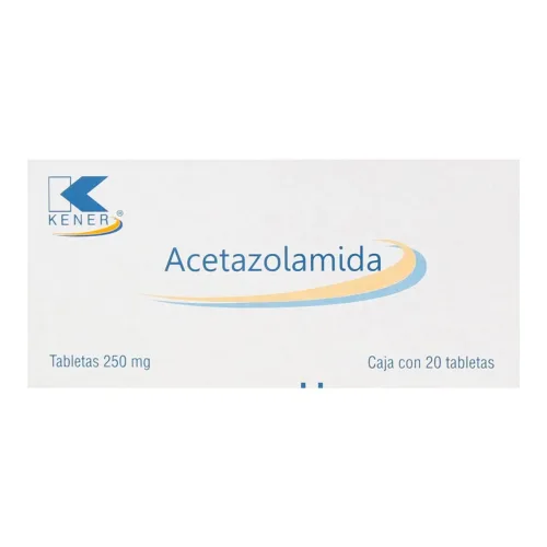 Comprar Acetazolamida Acetazolamida 250 Mg Con 20 Tabletas